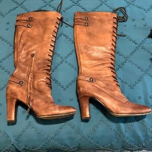 Sam Edelman Tan Heeled Boots
